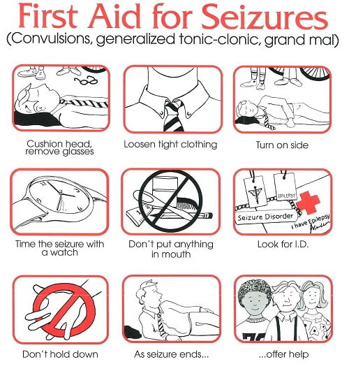 first aid for seizures