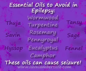 essential oils that cause seizures